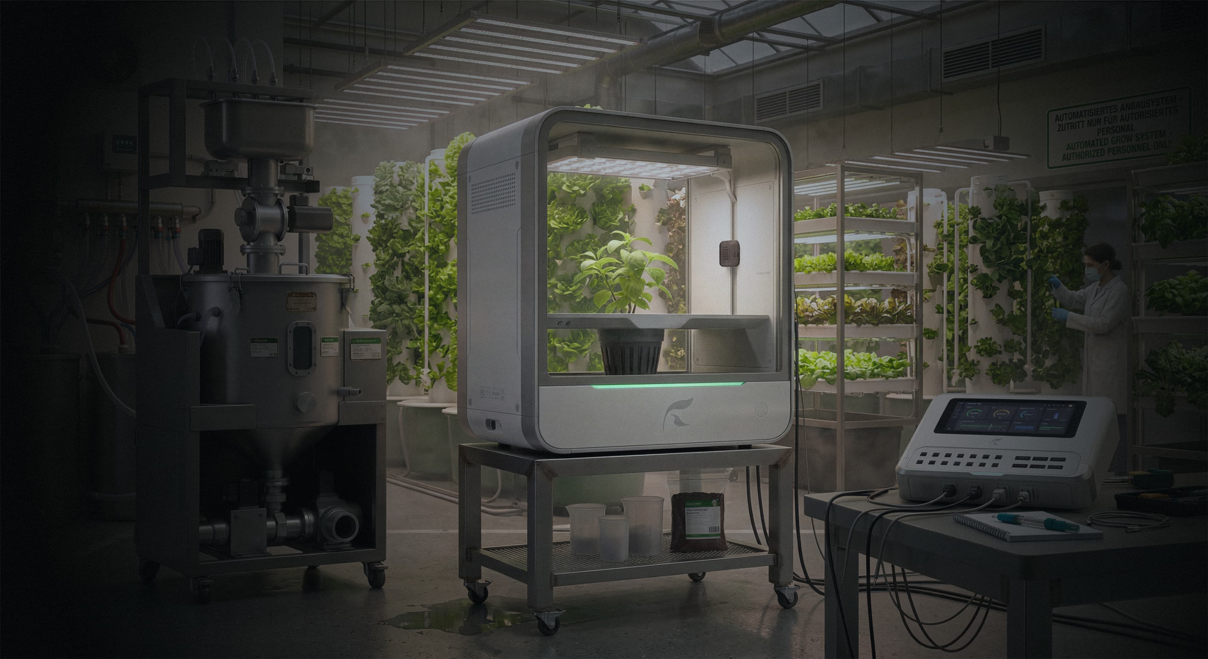 Kiku greenhouse hero backdrop